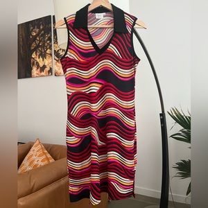 Dexim Golfwear Retro Patterned Sport Golf Dress